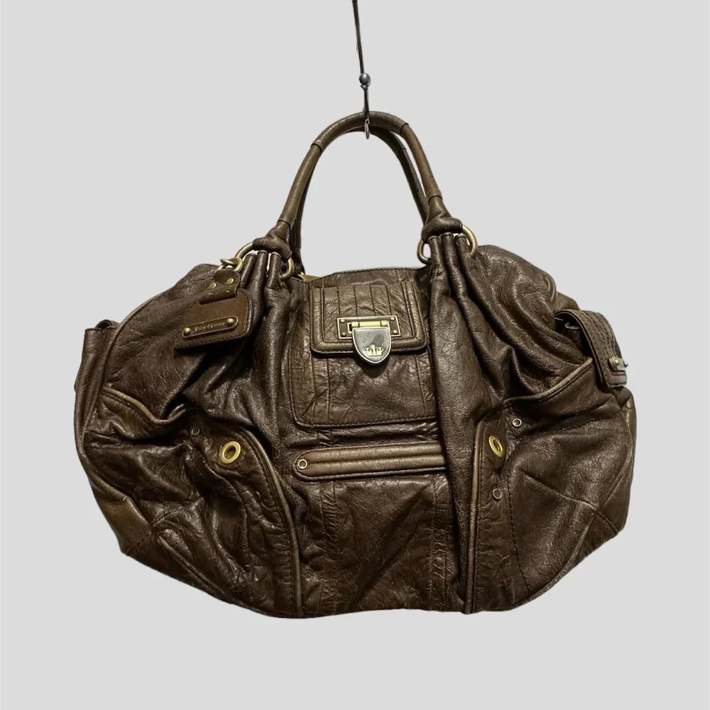 Juicy Couture dark green shoulder bag